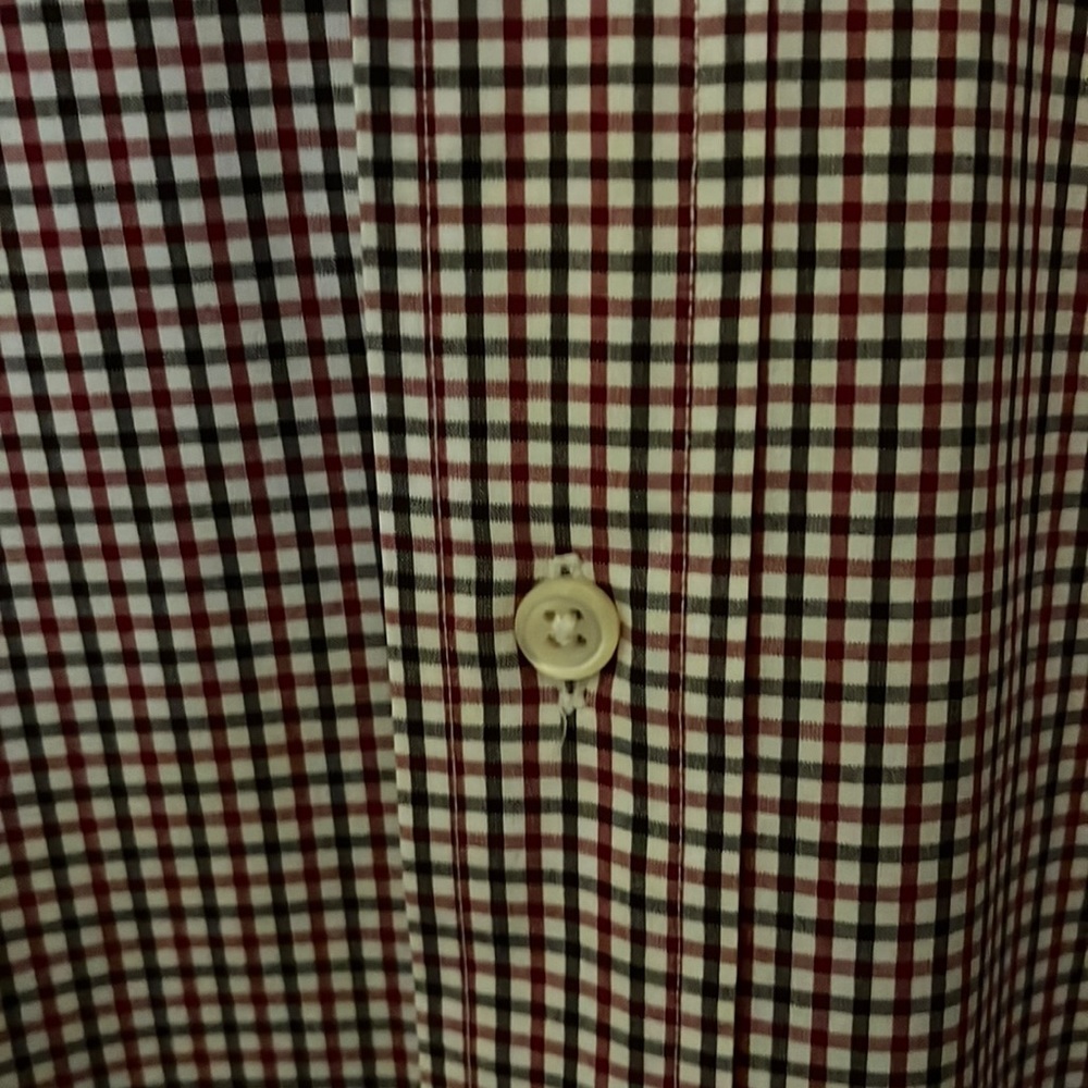 Ralph Lauren red checkered classic fit button down - Picture 2 of 3